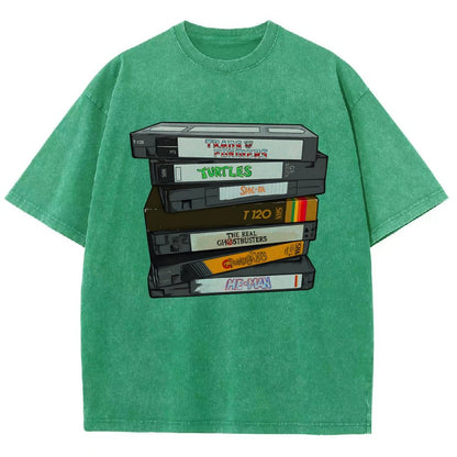 Nostalgic VHS - Action Edition Vintage Distressed T-shirt