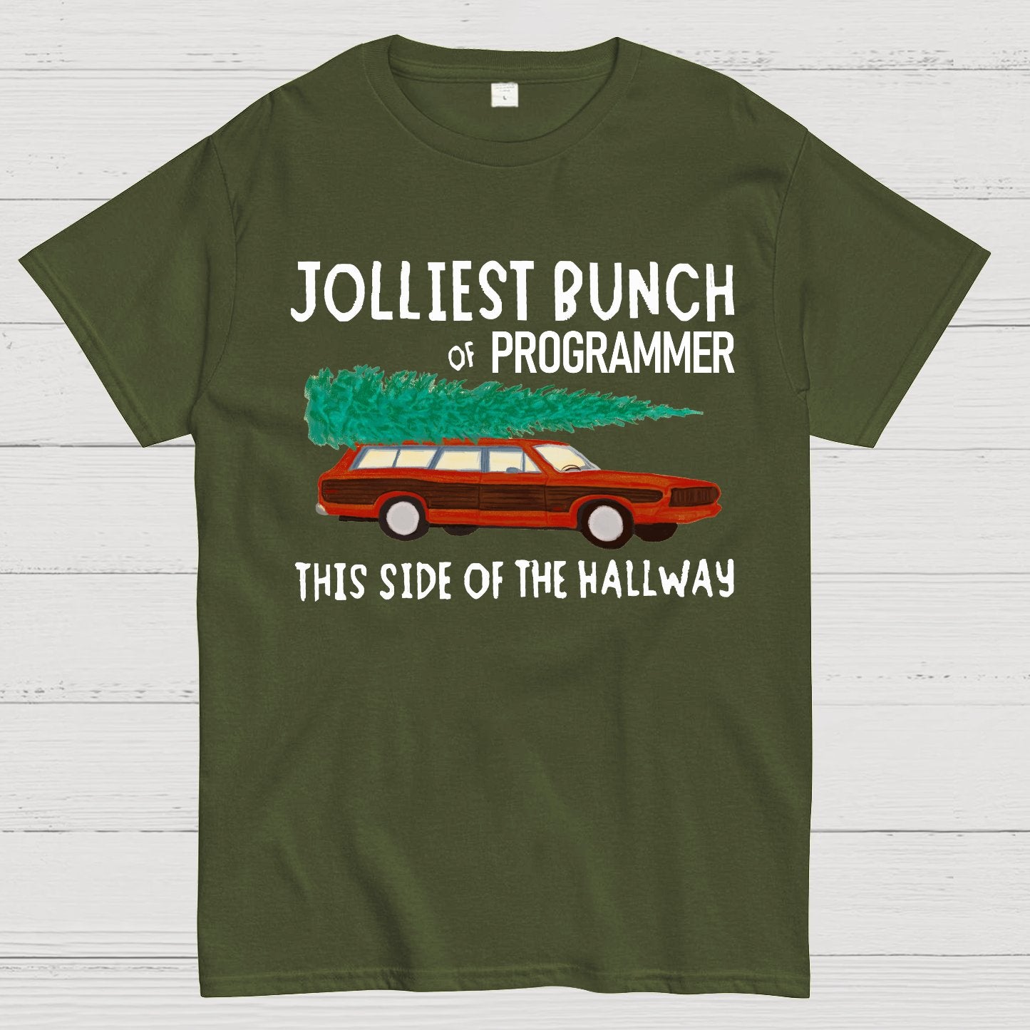 Jolliest Bunch Of Programmer This Side Of The Hallway Geek T-Shirt
