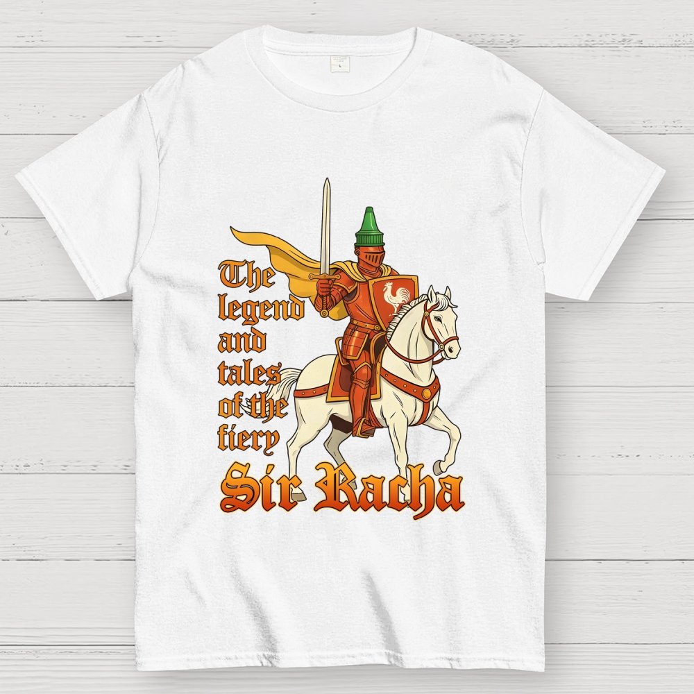 Sir Racha Art Print Geek T-Shirt
