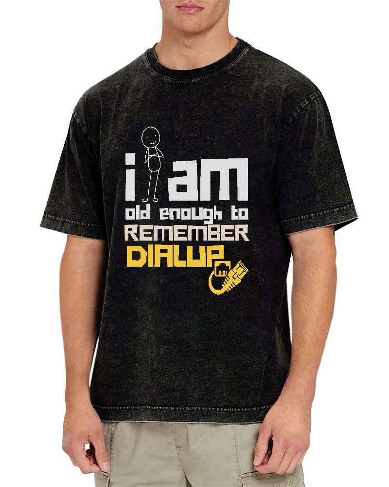 Dialup Internet Vintage Distressed T-shirt