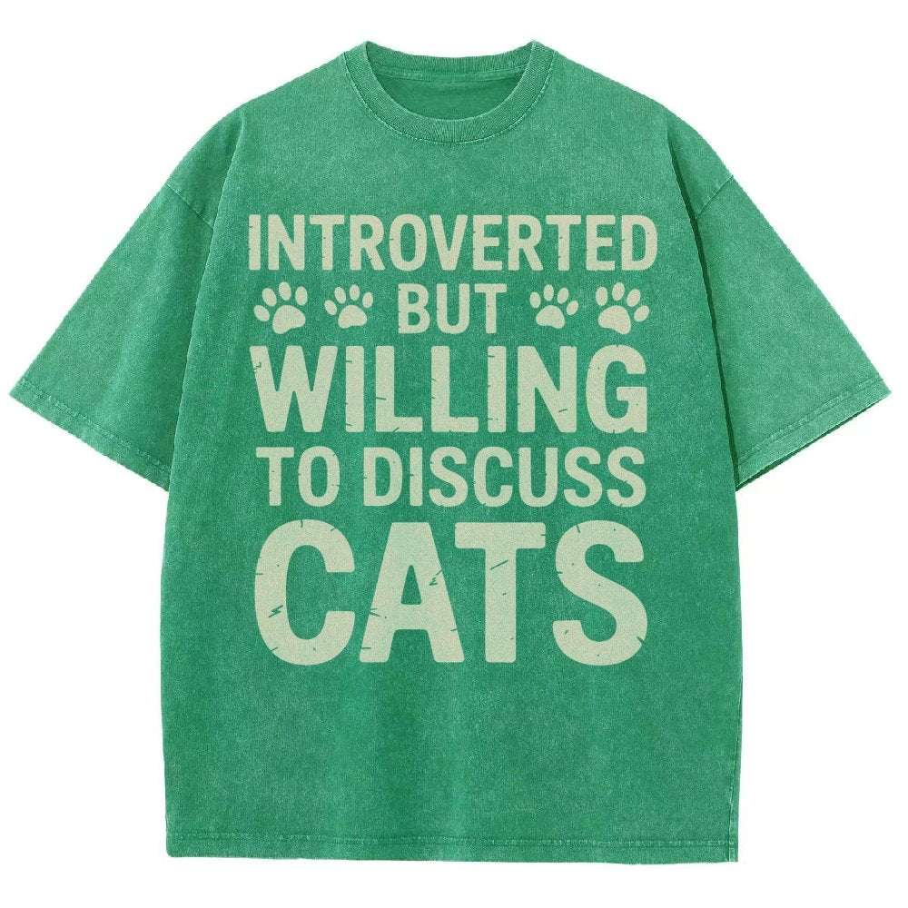 Introverted Vintage Distressed T-shirt