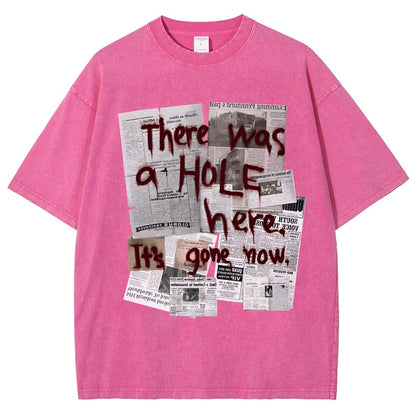 There Was a Hole Vintage Distressed T-shirt