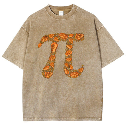 Doodle Pi Vintage Distressed T-shirt