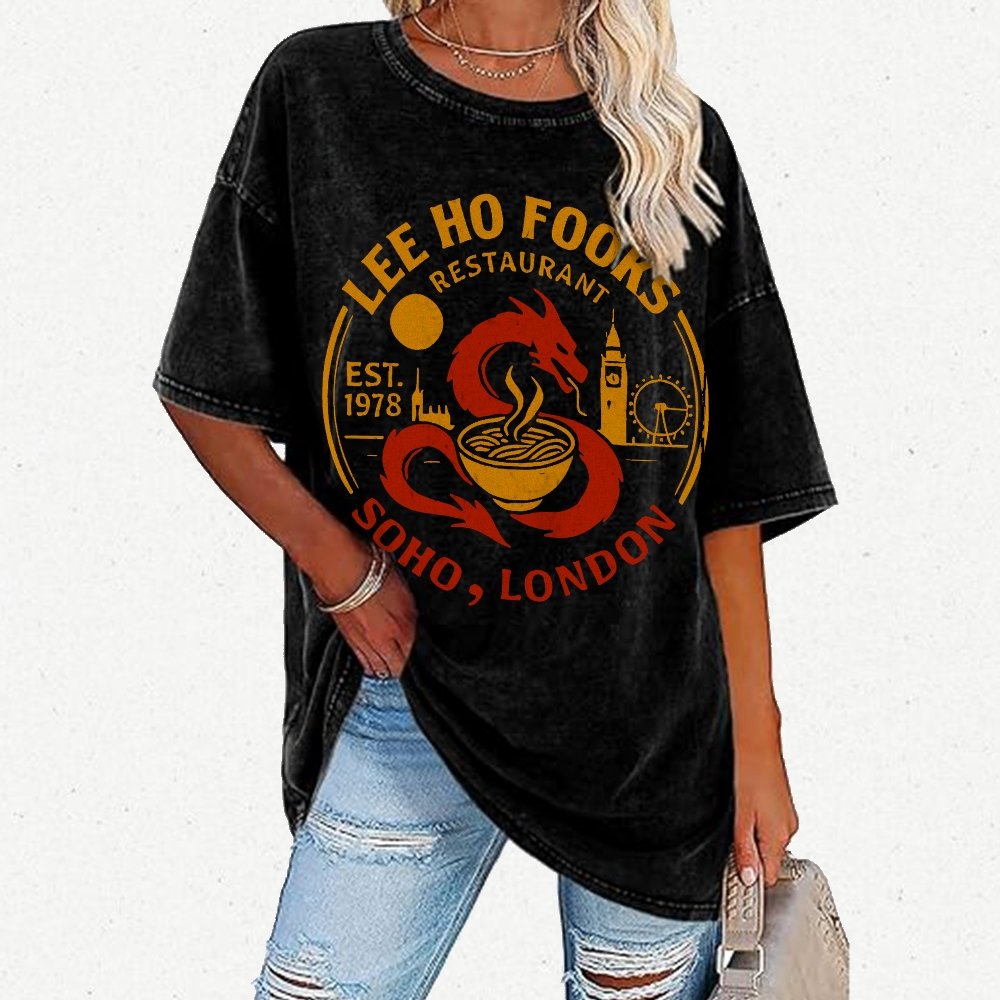 Lee Ho Fooks Chinese Restaurant Vintage Distressed T-shirt