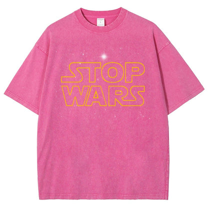 Stop Wars! Vintage Distressed T-shirt
