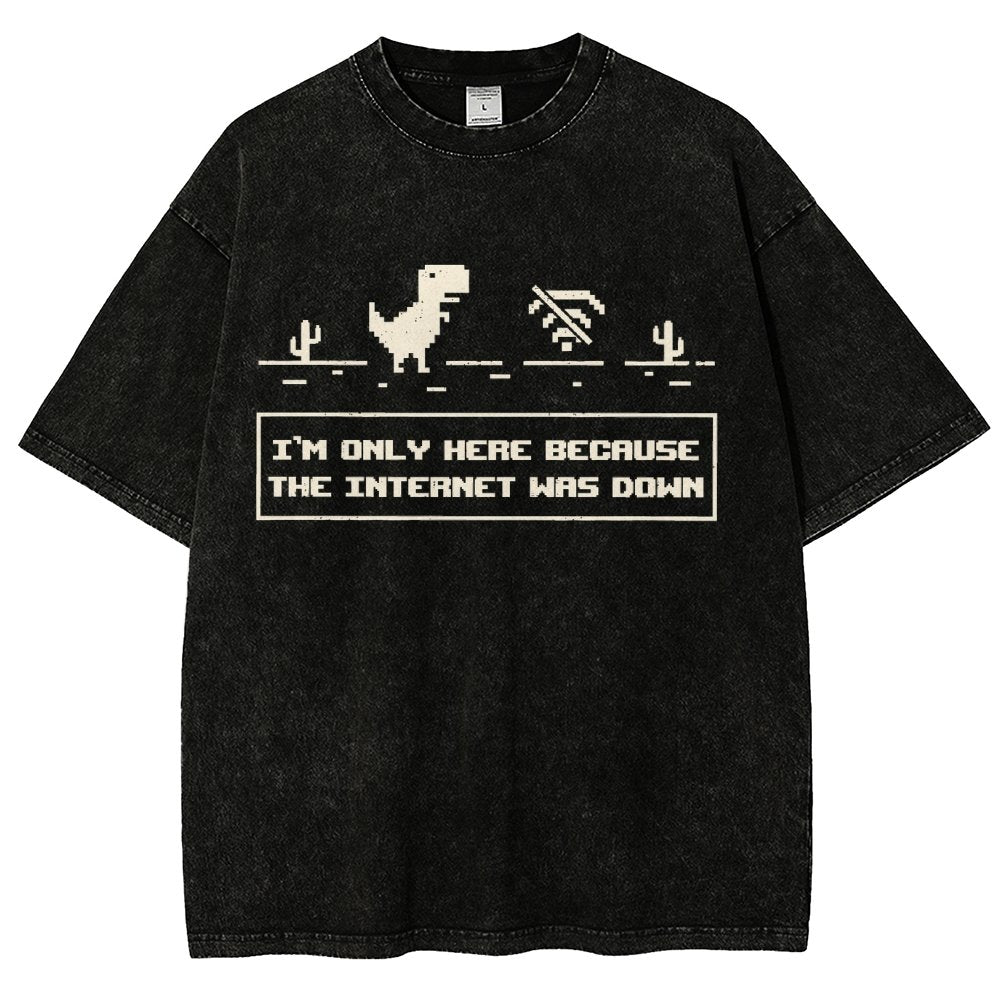 Offline Dino Vintage Distressed T-shirt