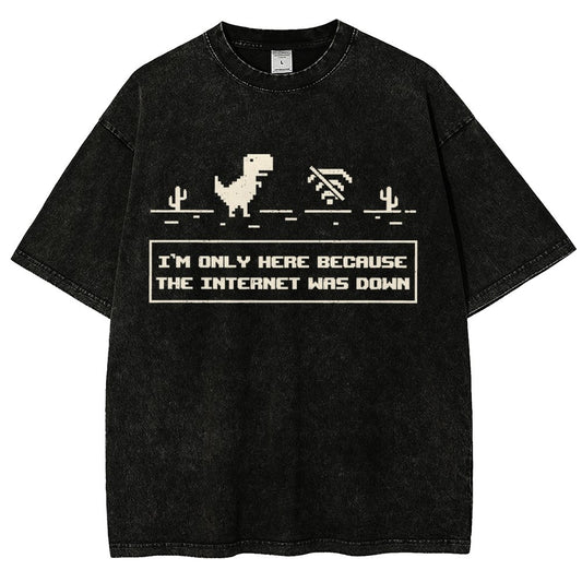 Offline Dino Vintage Distressed T-shirt