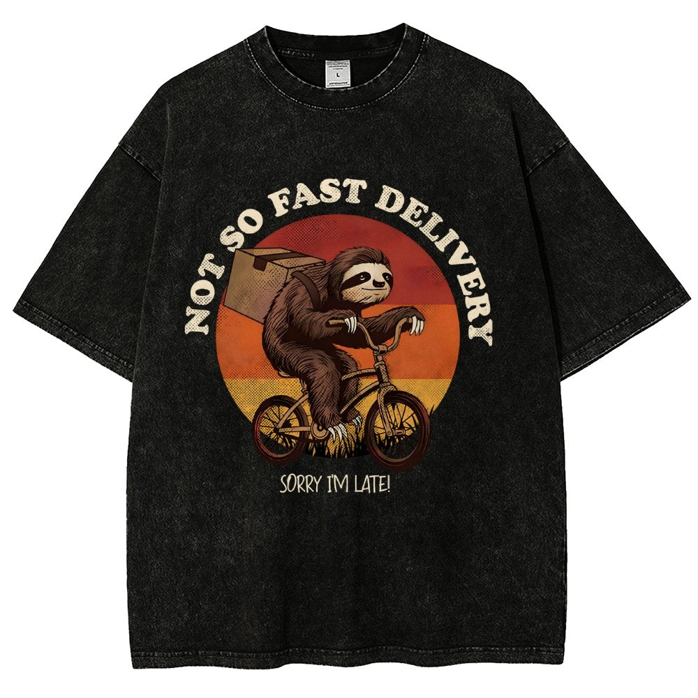 Not So Express Delivery Vintage Distressed T-shirt