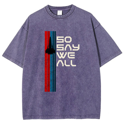 So Say We All Vintage Distressed T-shirt