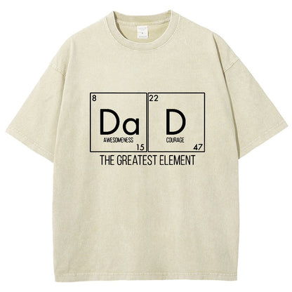 DAD THE GREATEST ELEMENT Vintage Distressed T-shirt