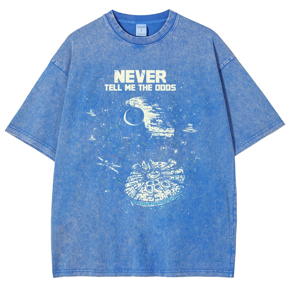Never tell me the odds  Vintage Distressed T-shirt