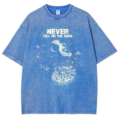 Never tell me the odds  Vintage Distressed T-shirt