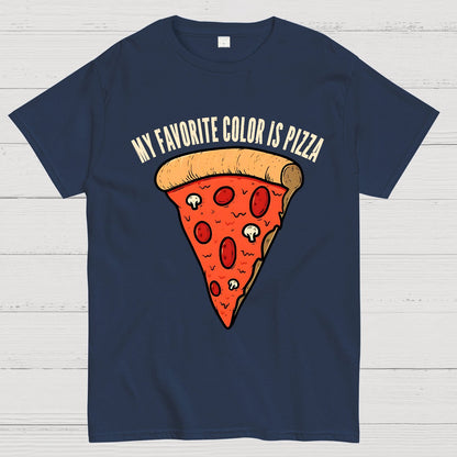My Favorite Color is Pizza Funny Geek T-Shirt