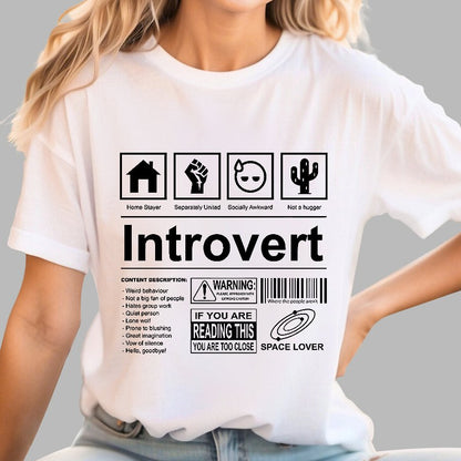 Introvert Label Geek T-Shirt