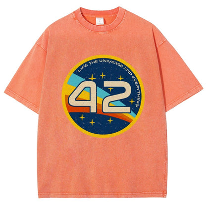 42 The Answer Of Everything Vintage Distressed T-shirt