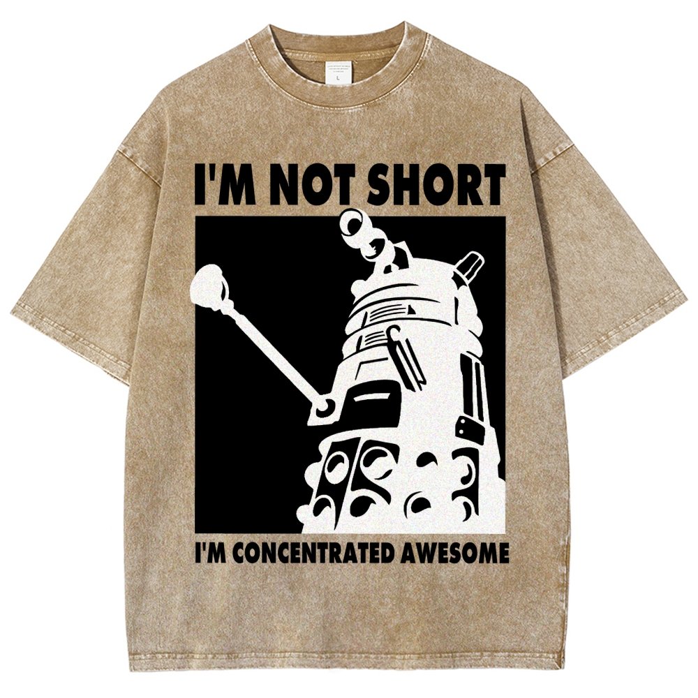 I'm Not Short I'm Concentrated Awesome Vintage Distressed T-shirt