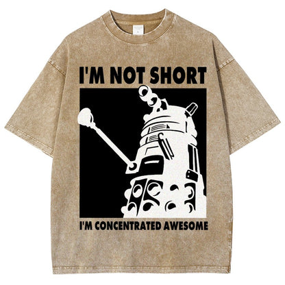 I'm Not Short I'm Concentrated Awesome Vintage Distressed T-shirt