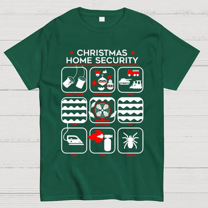 Christmas Home Security Geek T-Shirt