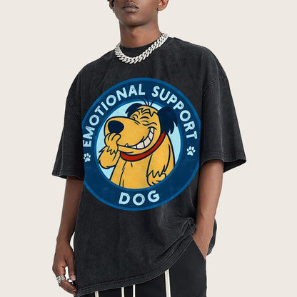 Dog Support or not Vintage Distressed T-shirt