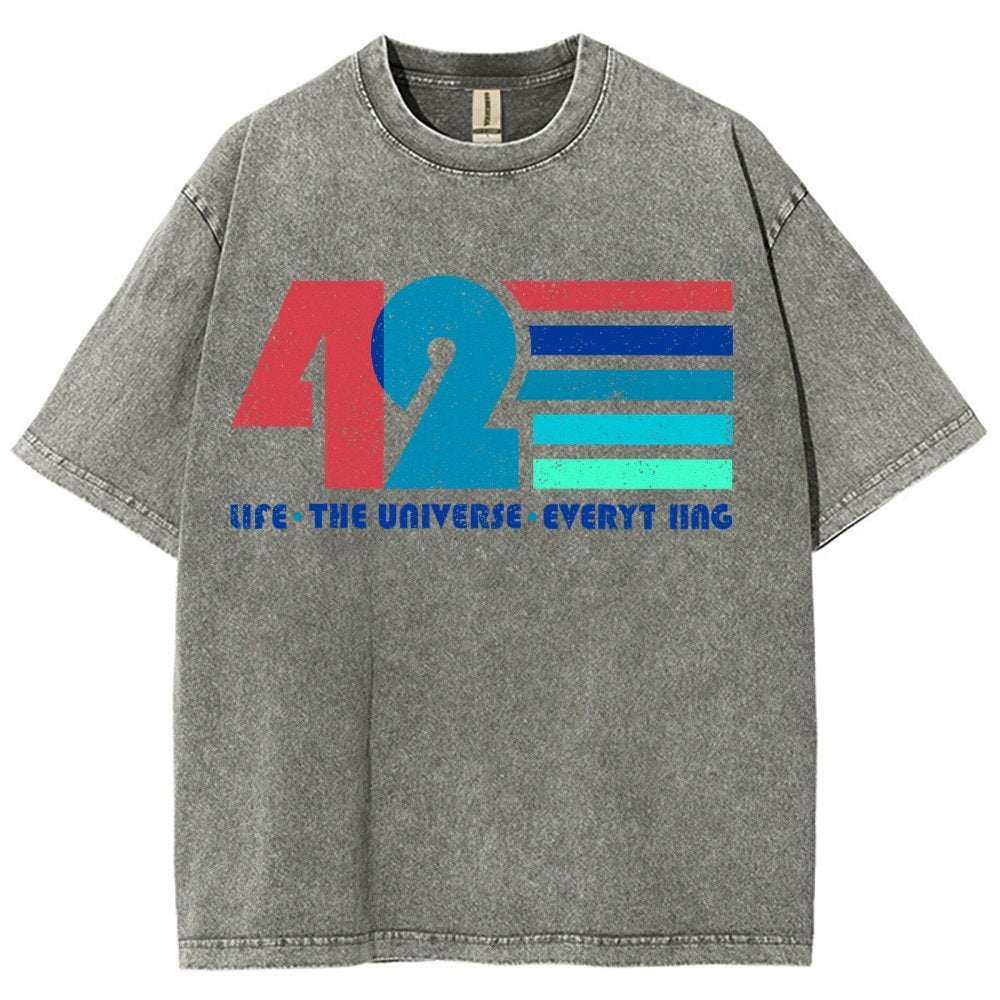The Answer Is 42 Vintage Distressed T-shirt