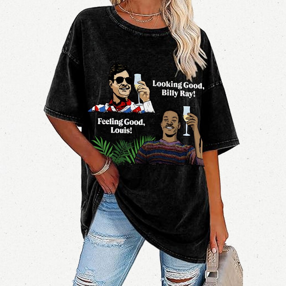 Looking Good Billy Ray! Feeling Good Louis! Vintage Distressed T-shirt