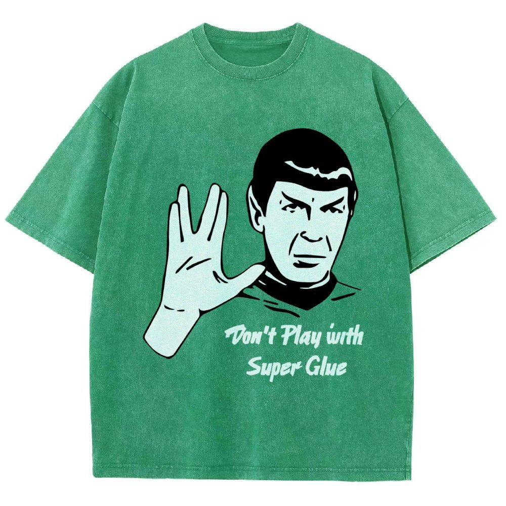 Don't Play With Superglue  Vintage Distressed T-shirt