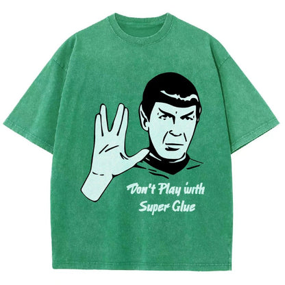 Don't Play With Superglue  Vintage Distressed T-shirt