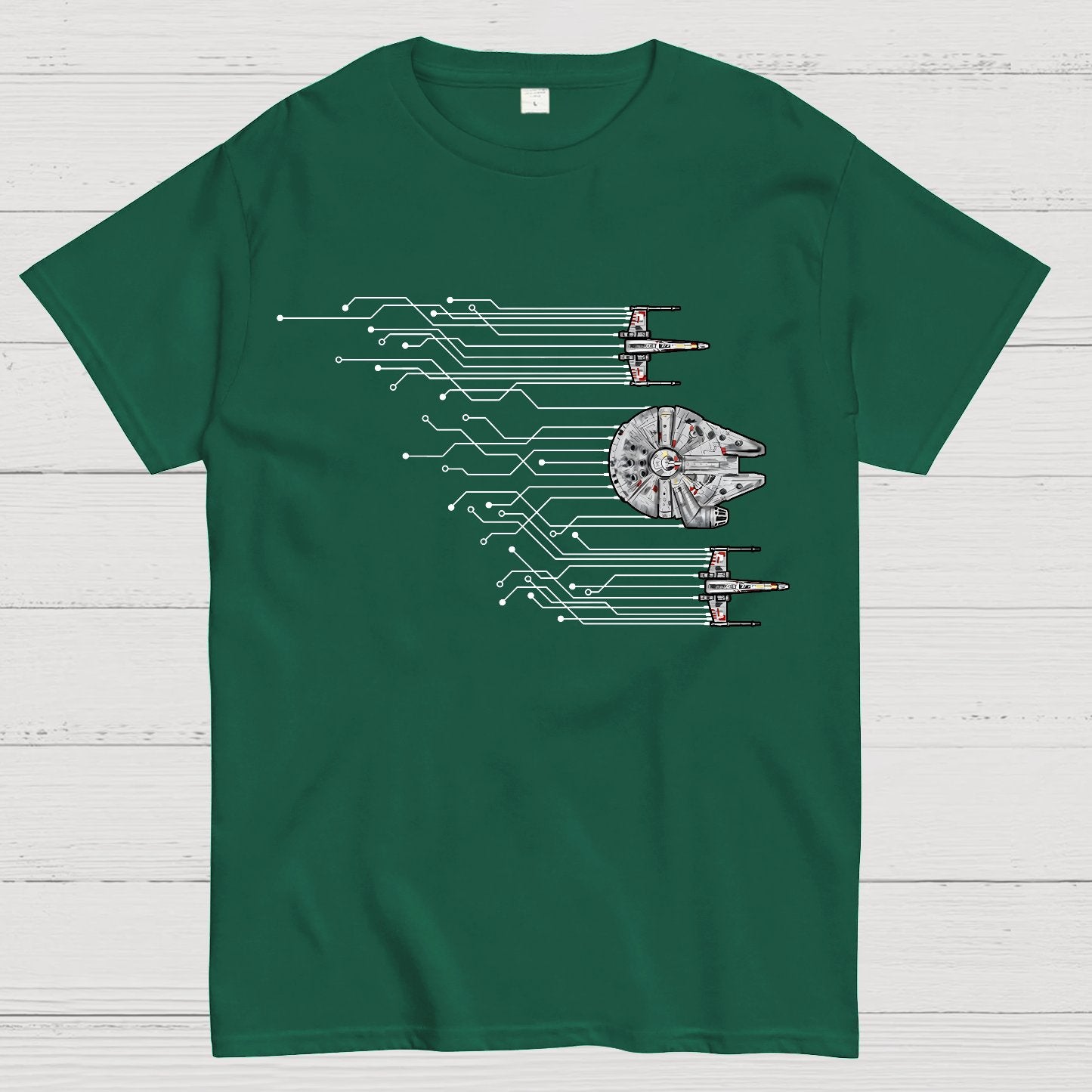 Microships – The Fastest Circuit in the Galaxy Geek T-Shirt