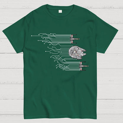 Microships – The Fastest Circuit in the Galaxy Geek T-Shirt