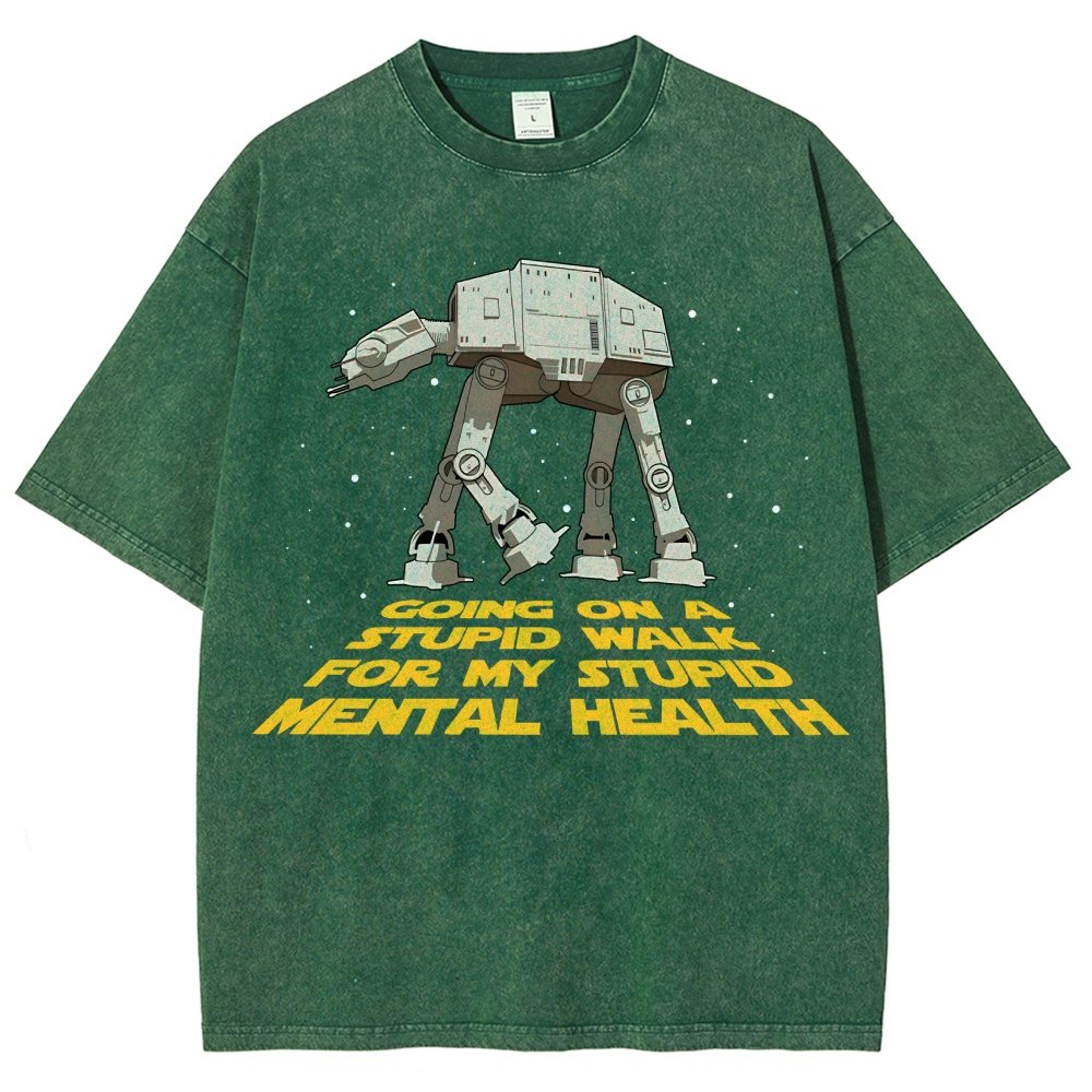 Galactic Wander Vintage Distressed T-shirt