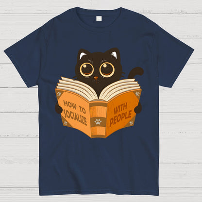 How To Socialise With People Geek T-Shirt