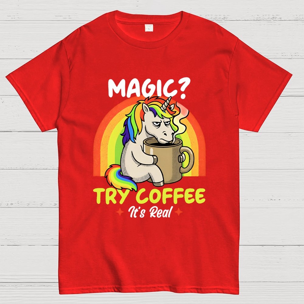 Magic Try Coffee Geek T-Shirt