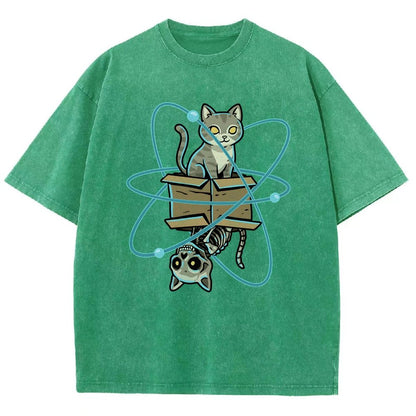Schrodinger's Pet Vintage Distressed T-shirt