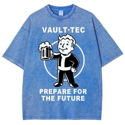 prepare for the future Vintage Distressed T-shirt