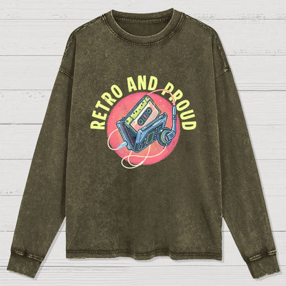 Retro and Proud Washed Long Sleeve Tee