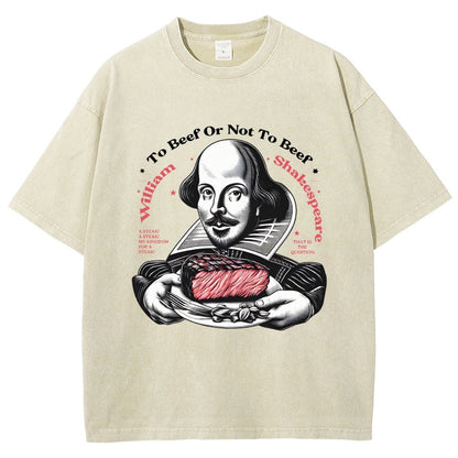 To Beef Or Not To Beef Vintage Distressed T-shirt