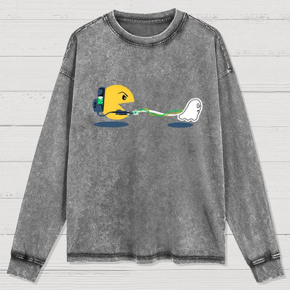 Ghost Catcher Washed Long Sleeve Tee