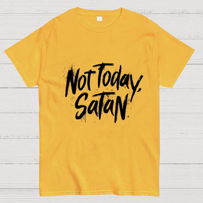 Not Today Satan Unisex Geek T-Shirt