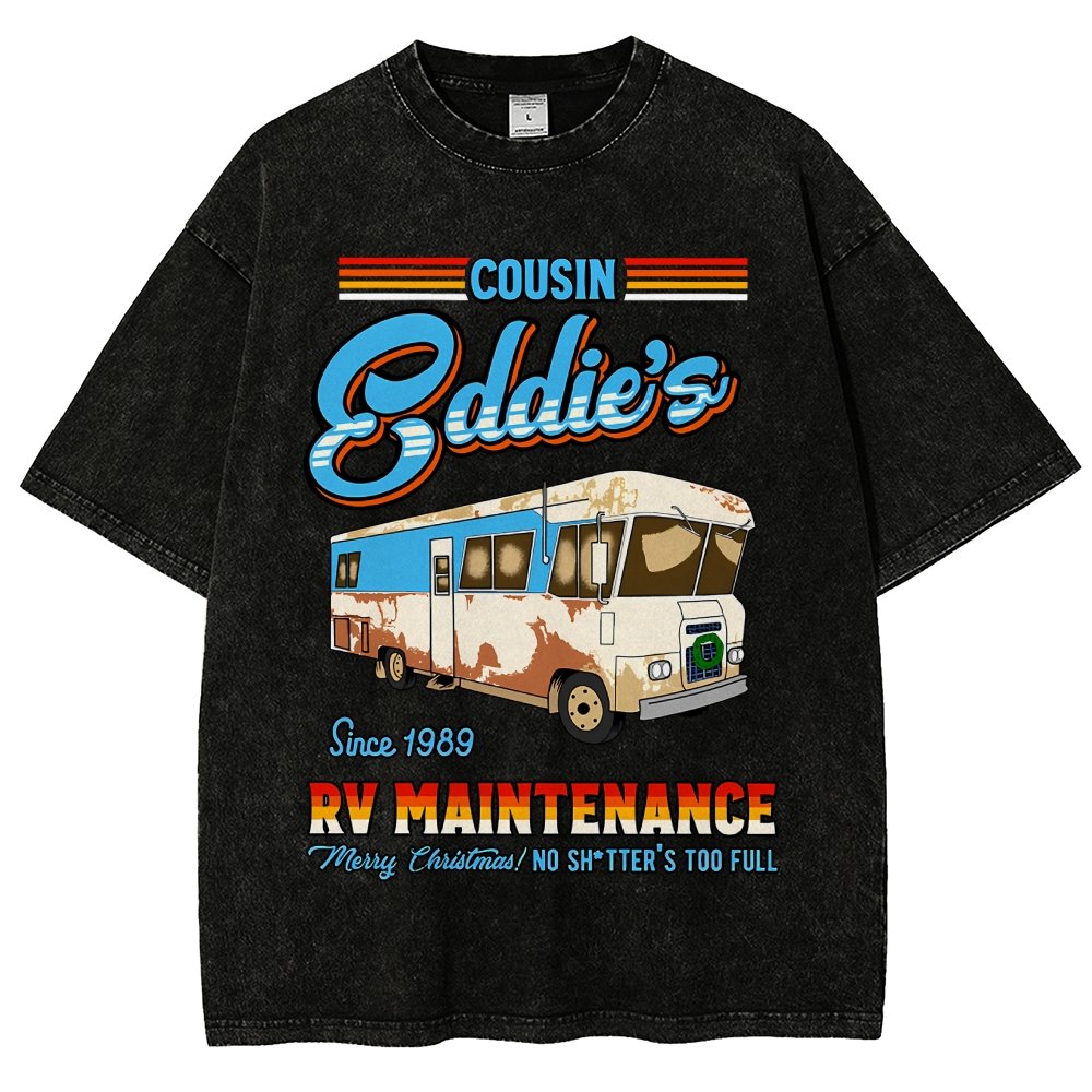 Holiday RV maintenance Christmas Humor Vintage Distressed T-shirt