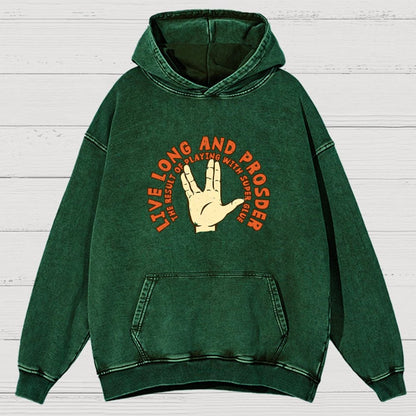 The Result Of Playing With Super Glue Vintage Distressed Hoodie