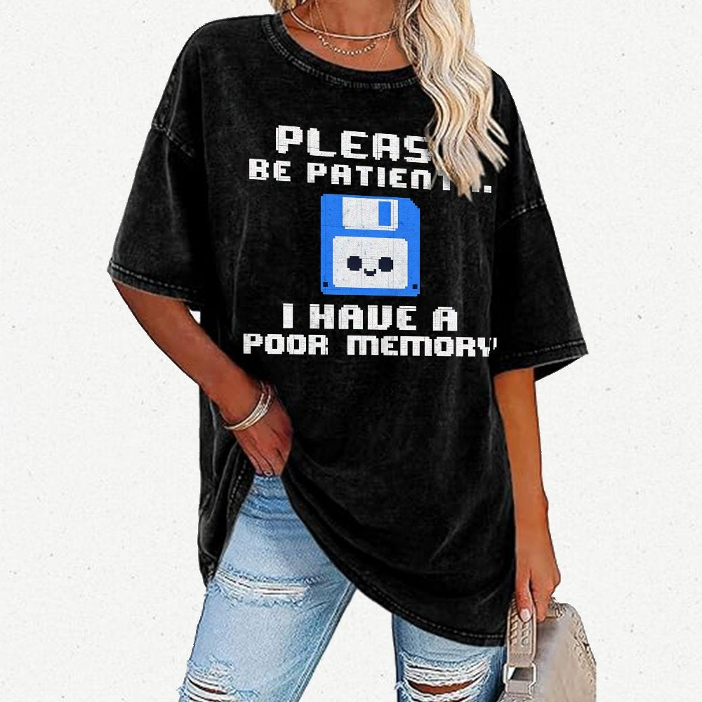 Floppy poor memory Vintage Distressed T-shirt