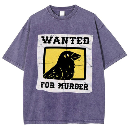 Crows Wanted Vintage Distressed T-shirt