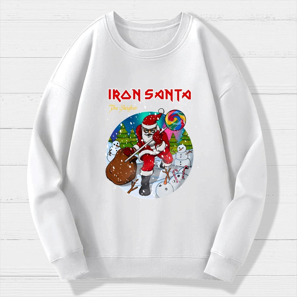 Iron Santa Geek Cotton Sweatshirt