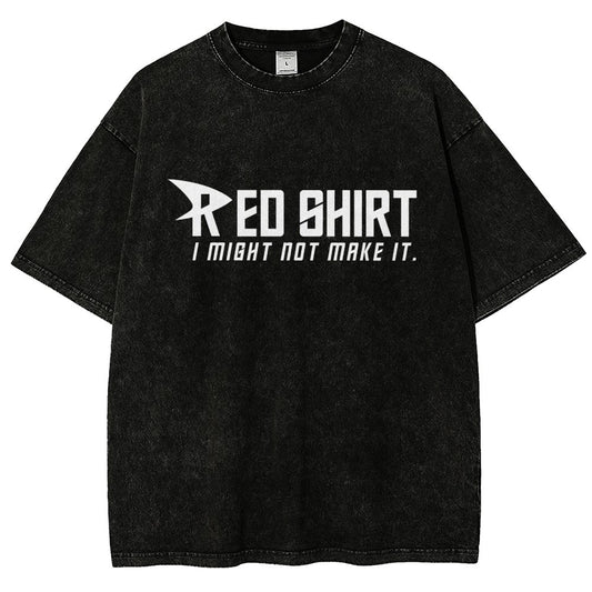 Red Shirt Vintage Distressed T-shirt