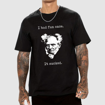 I Had Fun Once - It Sucked Geek T-Shirt