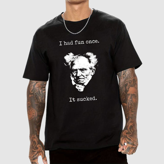 I Had Fun Once - It Sucked Geek T-Shirt