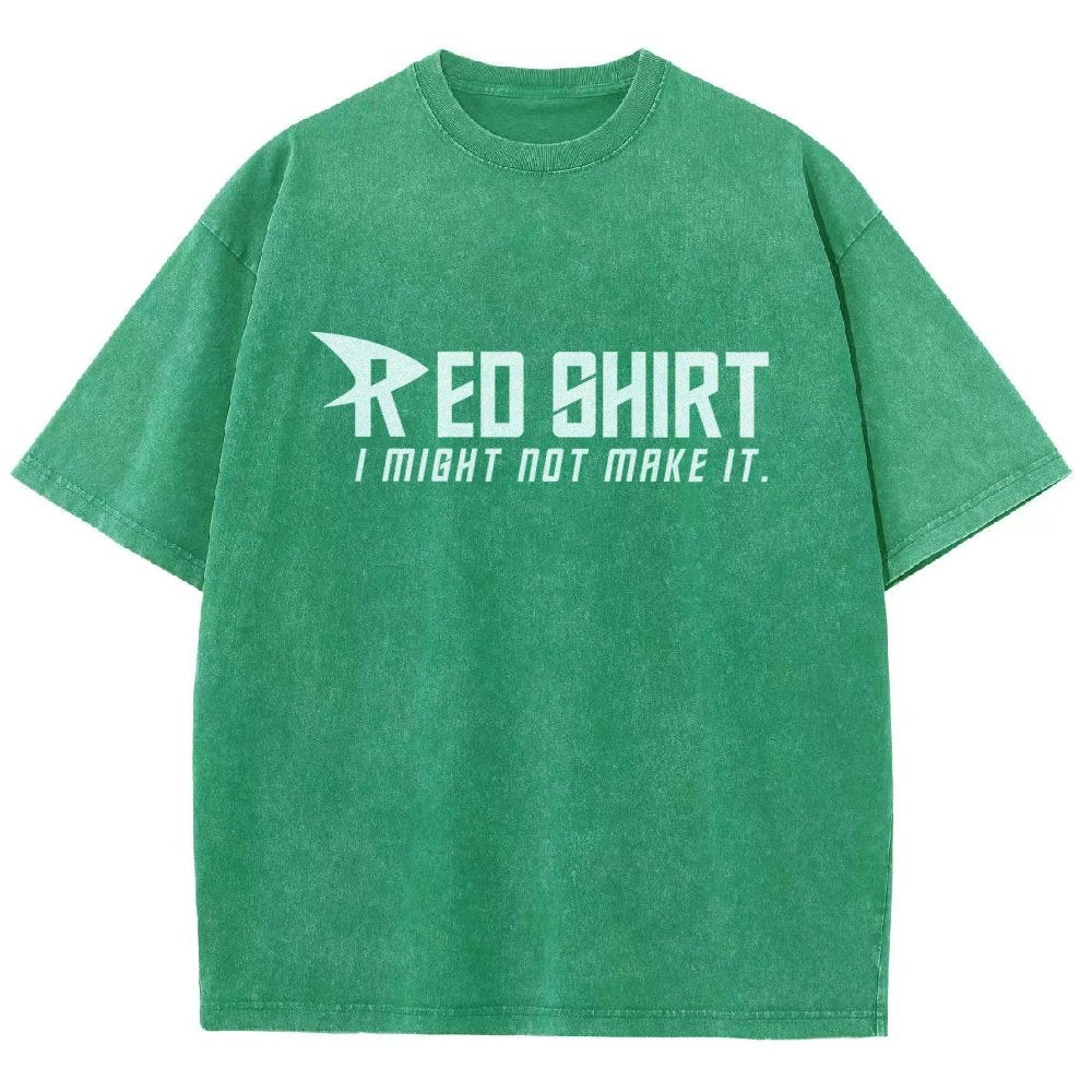 Red Shirt Vintage Distressed T-shirt
