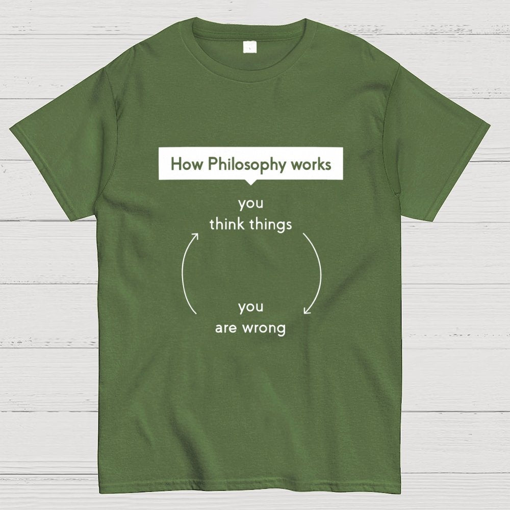 How Philosophy works Geek T-Shirt