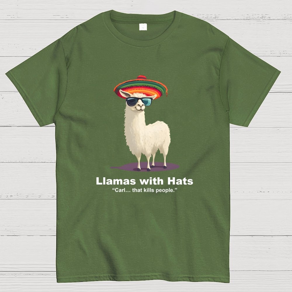Llamas with Hats Geek T-Shirt