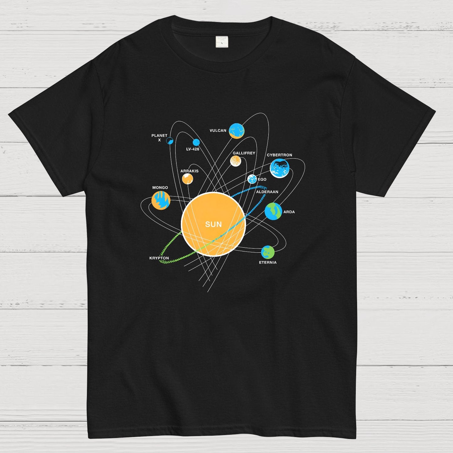 Solar System Geeky T-Shirt